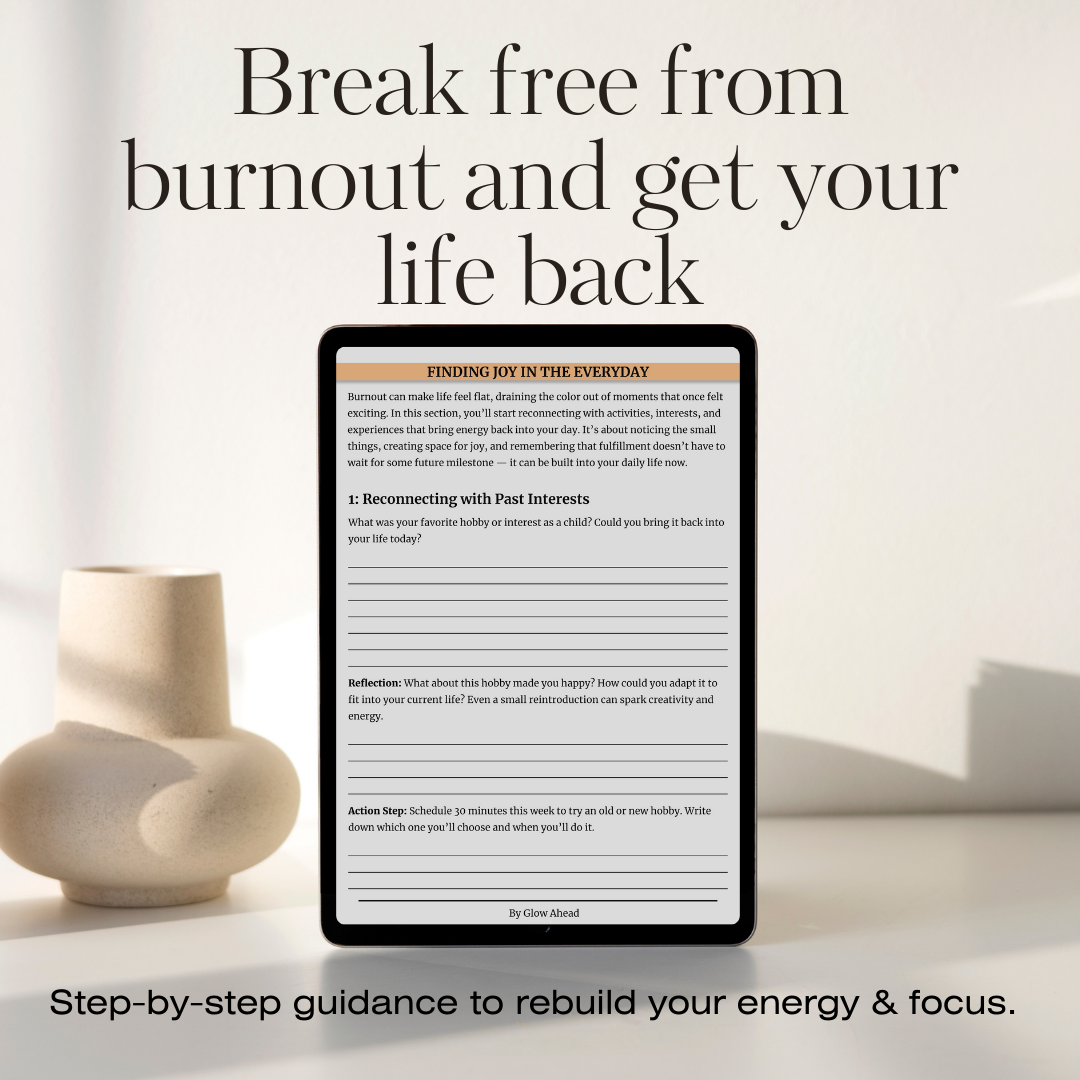 Back in Control: A Guided Workbook to Reclaim Your Life and Energy